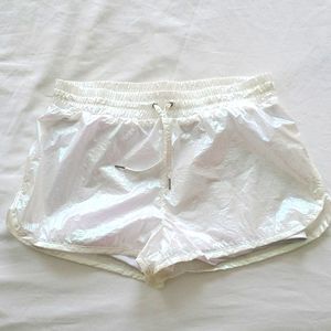 Alala Shiny Iridescent workout shorts